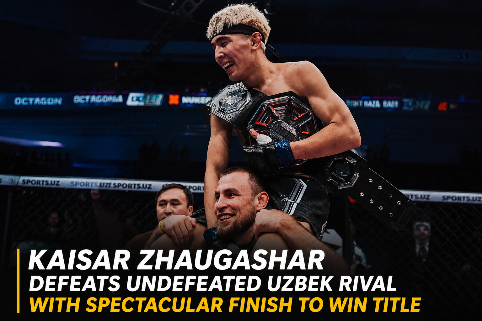 Kaisar Zhaugashar Scores Impressive Finish in Title Fight Against Undefeated Uzbek Opponent